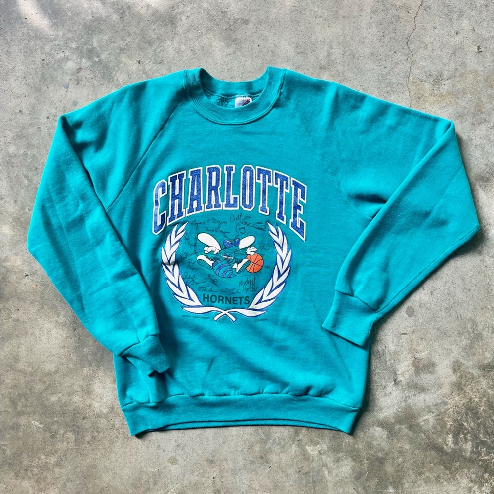 80’s Vintage 1988 Charlotte Sweatshirt CLT Hornets OG Team Amazing Condition NBA